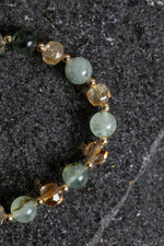 Sertifikalı Sitrin ve Prehnit Doğaltaş Bileklik