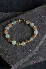 Sertifikalı Sitrin ve Prehnit Doğaltaş Bileklik