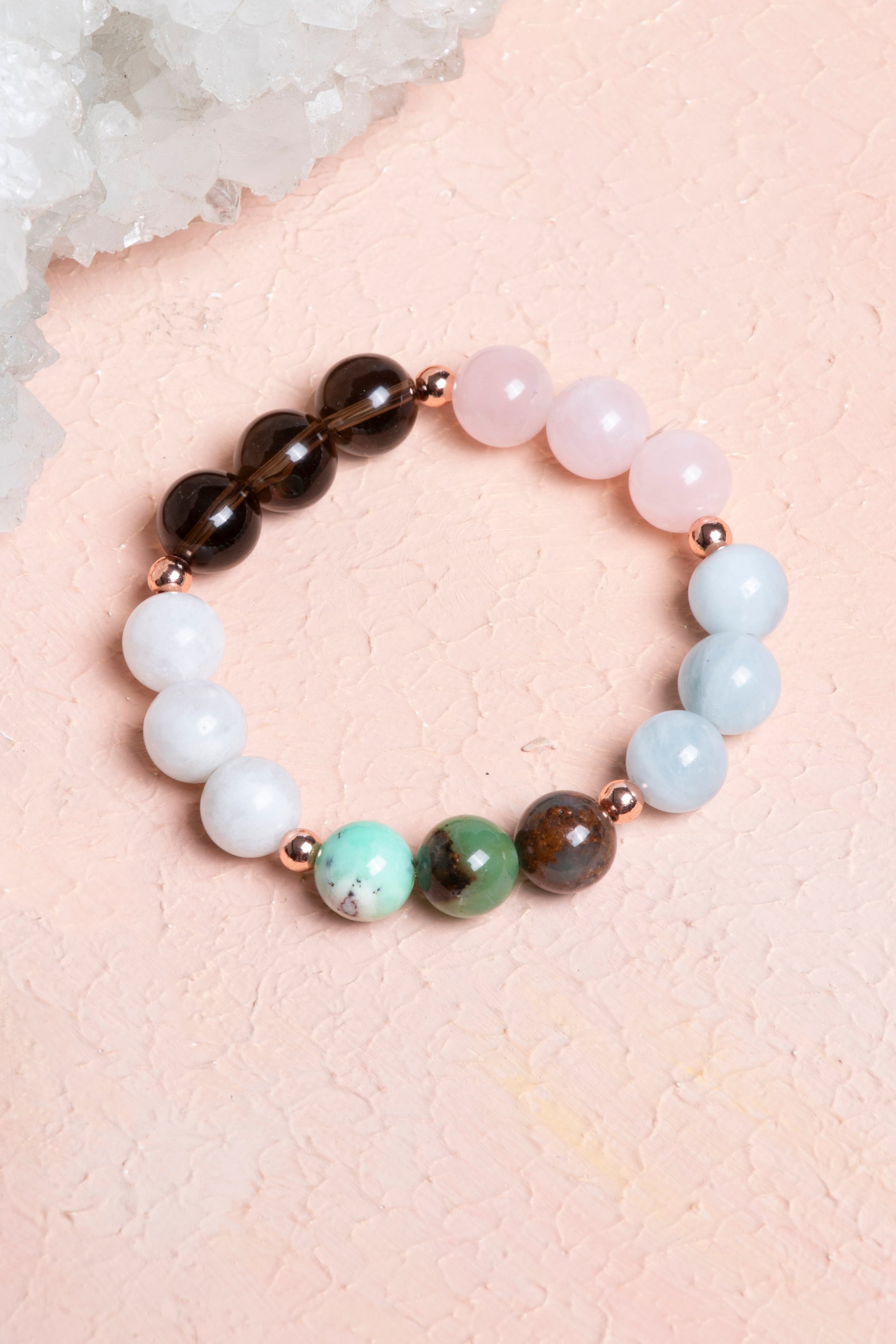 Sertifikalı Burç Doğal Taş Bileklik -Terazi Burcu