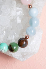 Sertifikalı Burç Doğal Taş Bileklik -Terazi Burcu