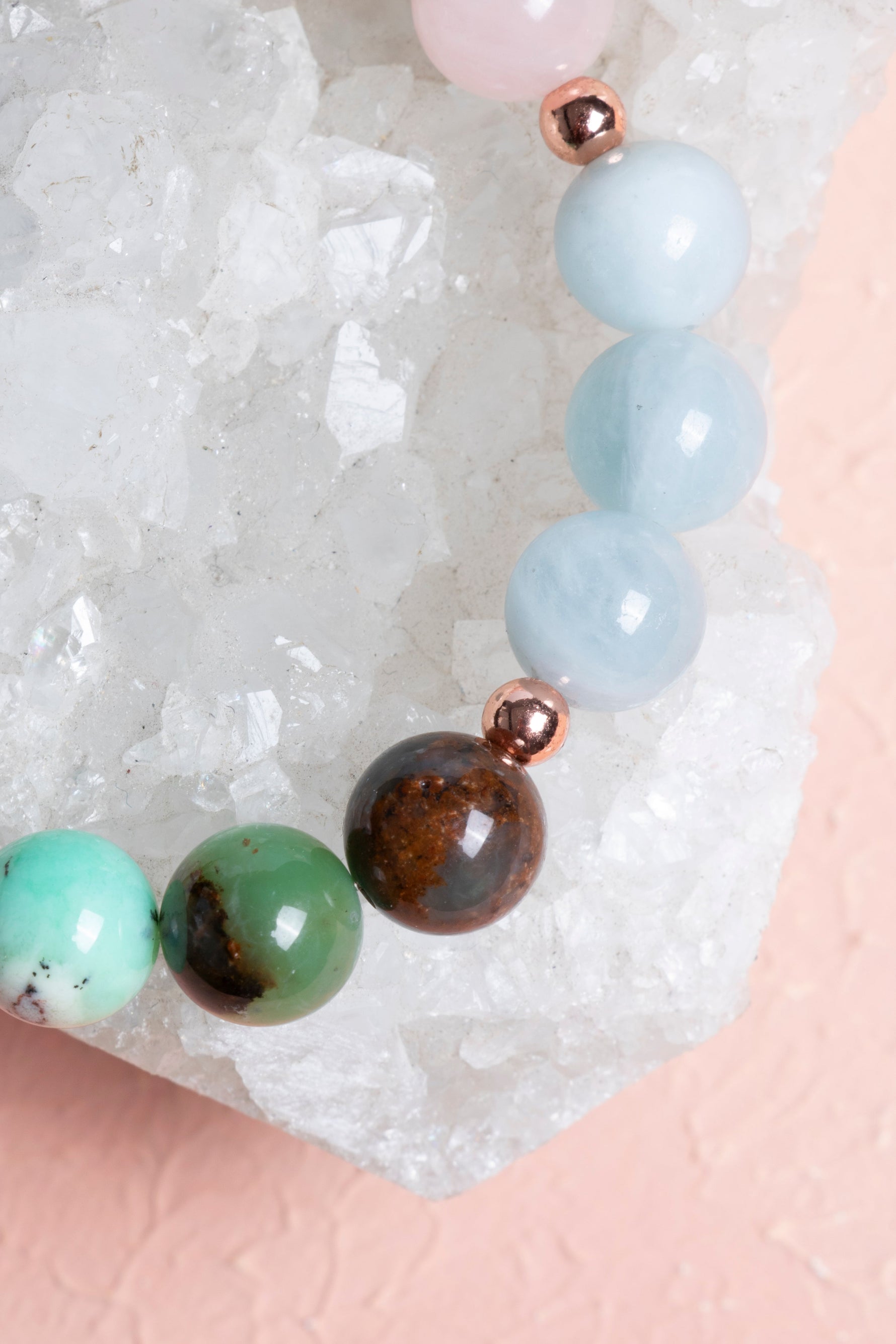 Sertifikalı Burç Doğal Taş Bileklik -Terazi Burcu