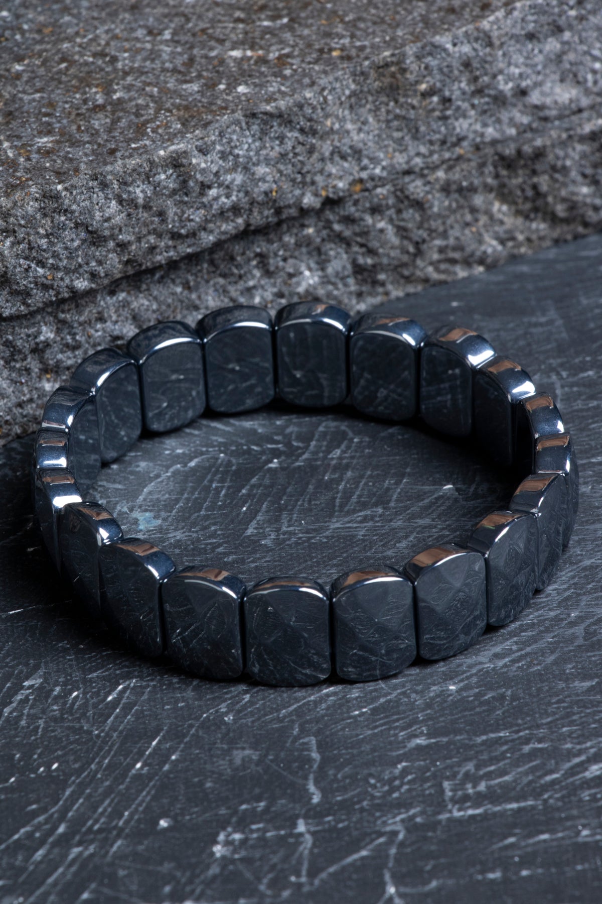 Sertifikalı Trehartz Geniş Kesim Doğal Taş Bileklik