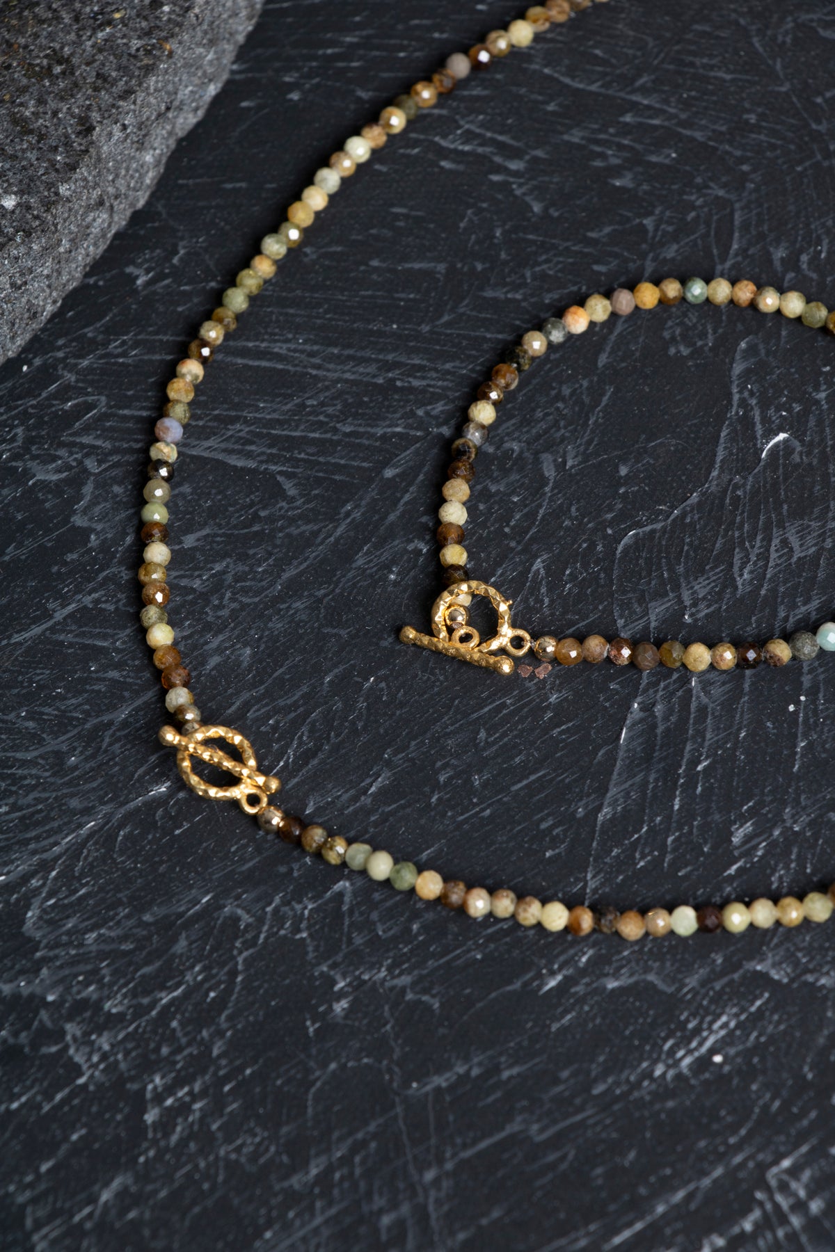 Sertifikalı Tsavorit Lal Altın Kaplama Gümüş Kapama Doğal Taş Set