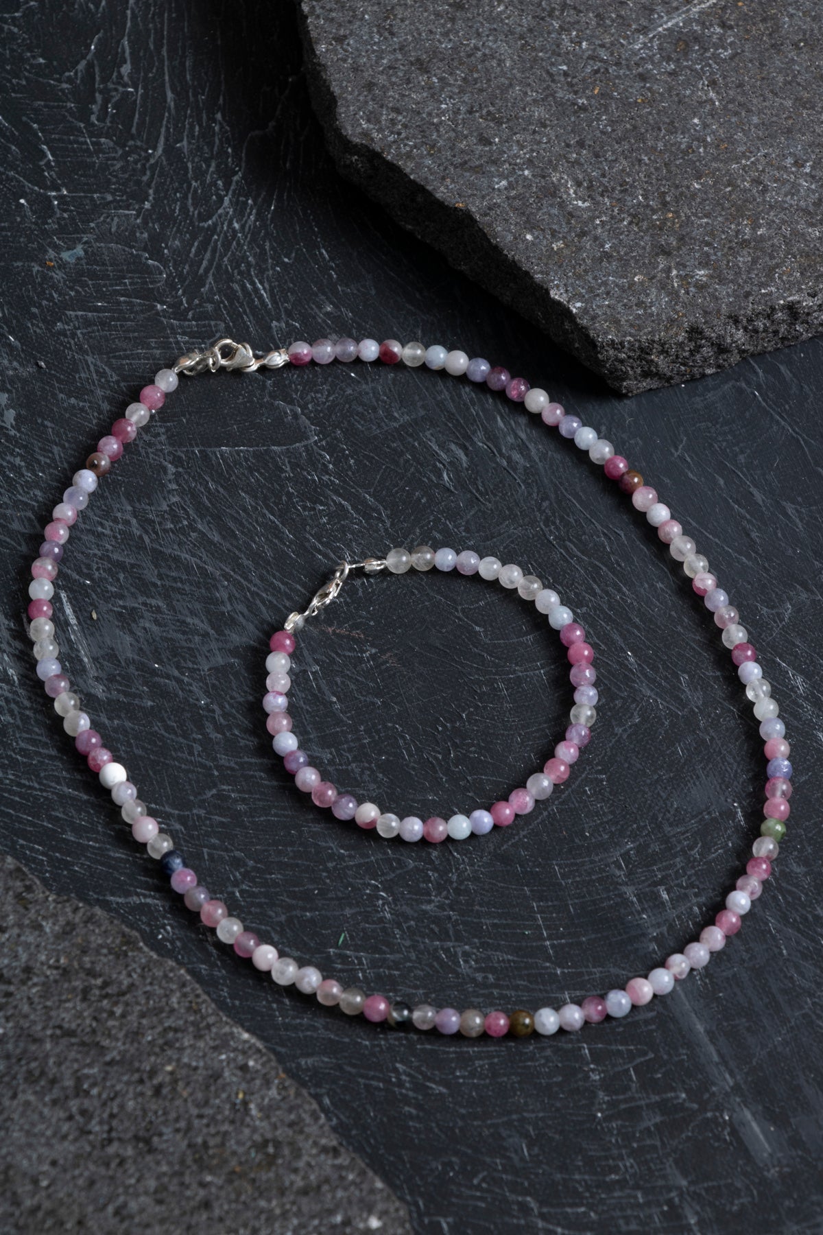 Sertifikalı Turmalin Doğal Taş Set