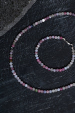 Sertifikalı Turmalin Doğal Taş Set