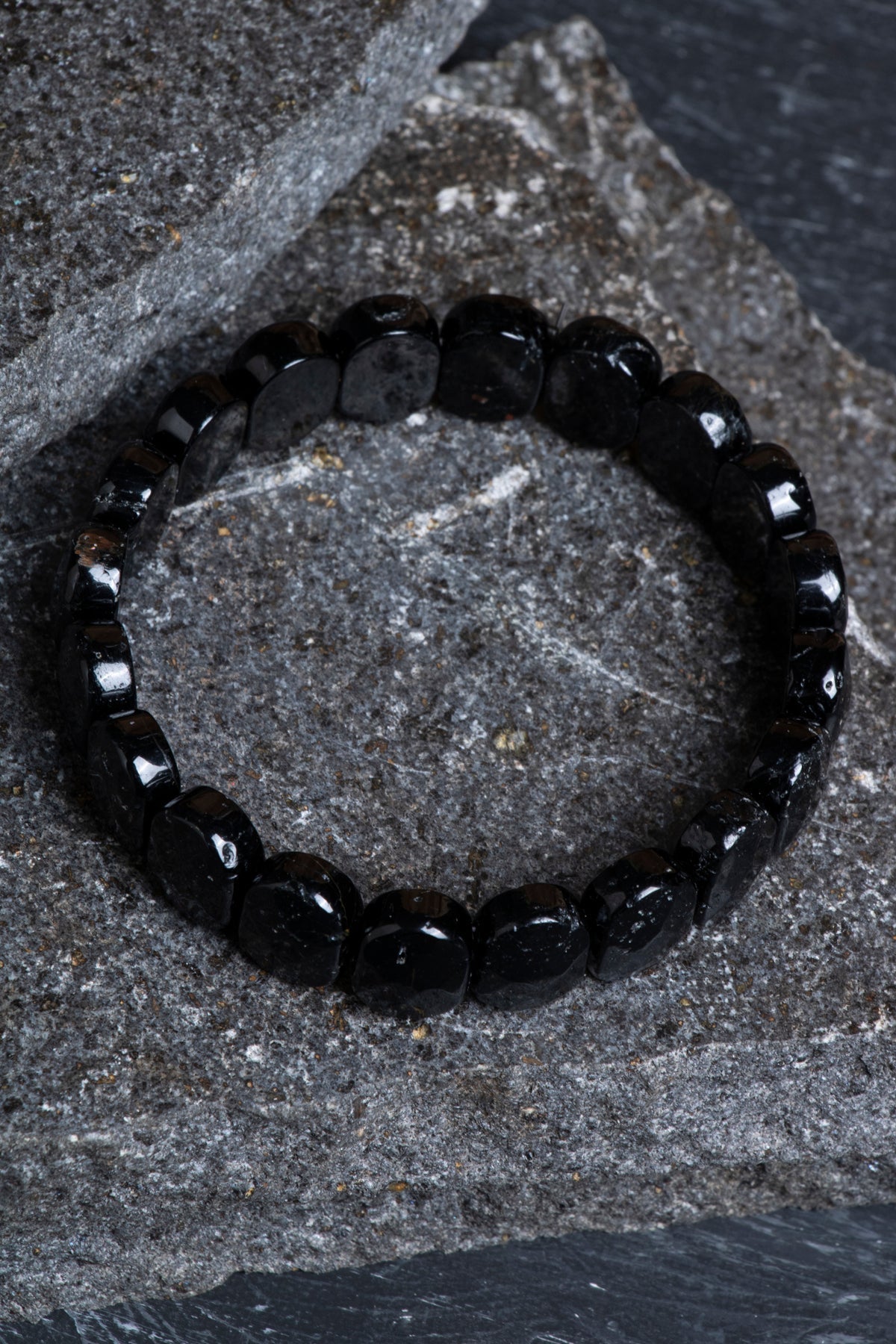 Sertifikalı Turmalin Geniş Kesim Doğal Taş Bileklik