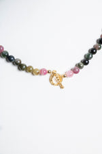 Sertifikalı Turmalin Gümüş Kapama Doğal Taş Kolye