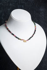 Sertifikalı Turmalin Gümüş Kapama Doğal Taş Kolye