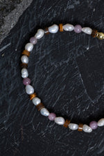 Sertifikalı Yakut, İnci, Kaplan Gözü Gümüş Kapama Doğal Taş Bileklik