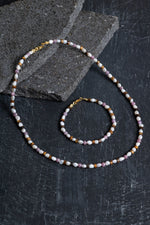 Sertifikalı Yakut, İnci, Kaplan Gözü Gümüş Kapama Doğal Taş Set