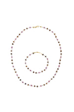 Sertifikalı Yakut, İnci, Kaplan Gözü Gümüş Kapama Doğal Taş Set