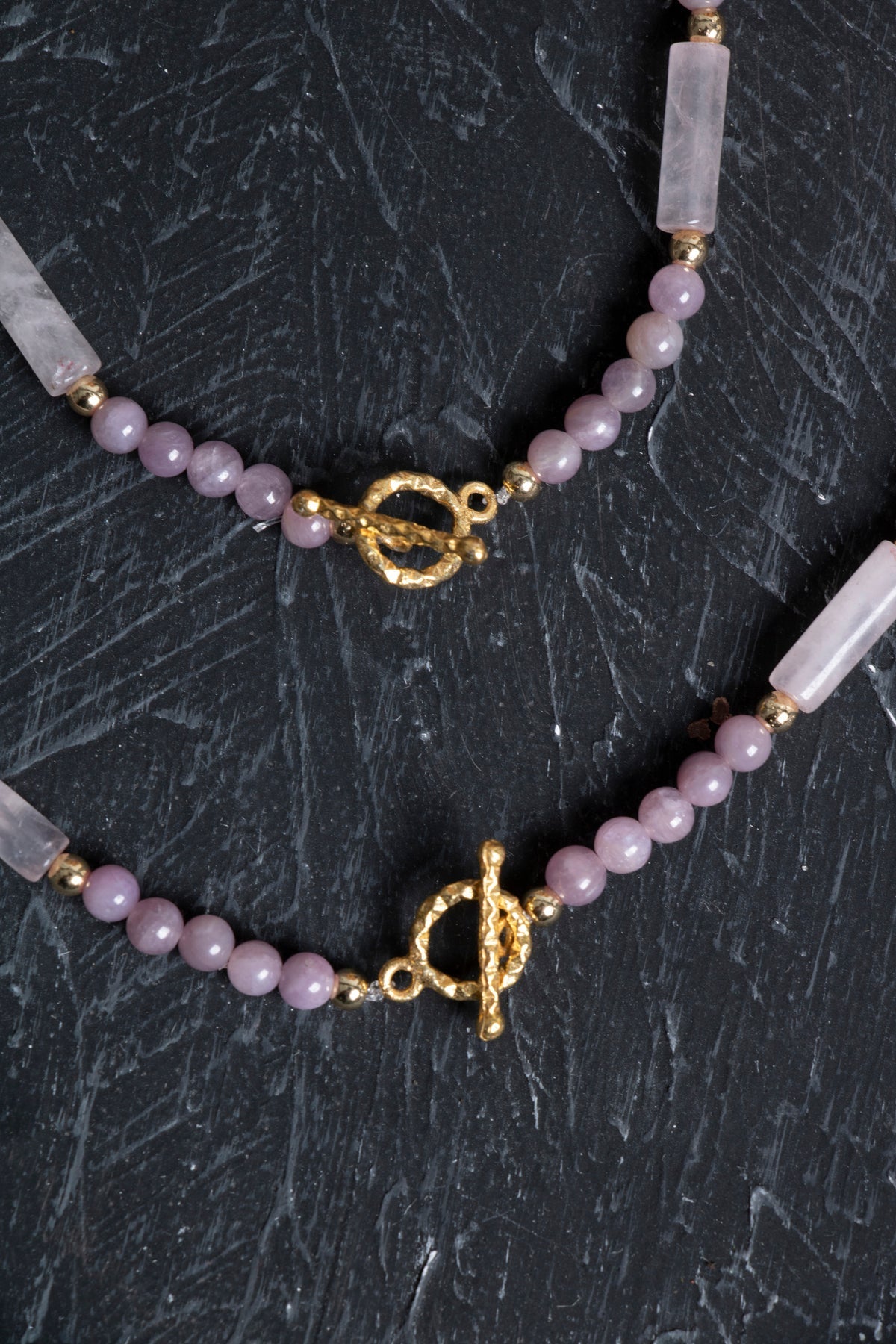 Sertifikalı Yakut, Pembe Kuvars Altın Kaplama Gümüş Kapama Set