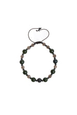 Sertifikalı Yeşim, Dumanlı Kuvars Doğal Taş Bileklik