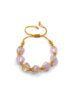 Sitrin-Ametrin Doğal Taş Merdiven Kapama Naturel Kesim Bileklik