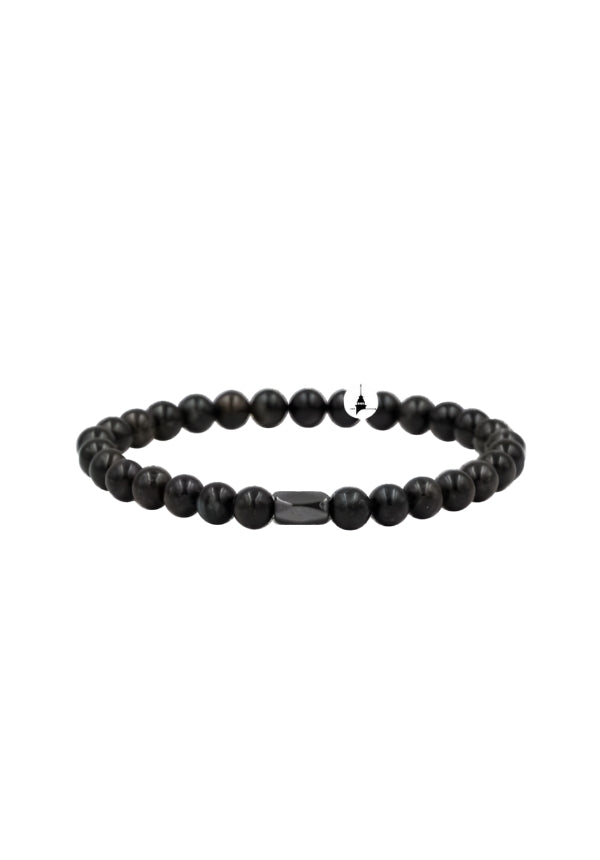 Nuummite 6mm Doğal Taş Bileklik
